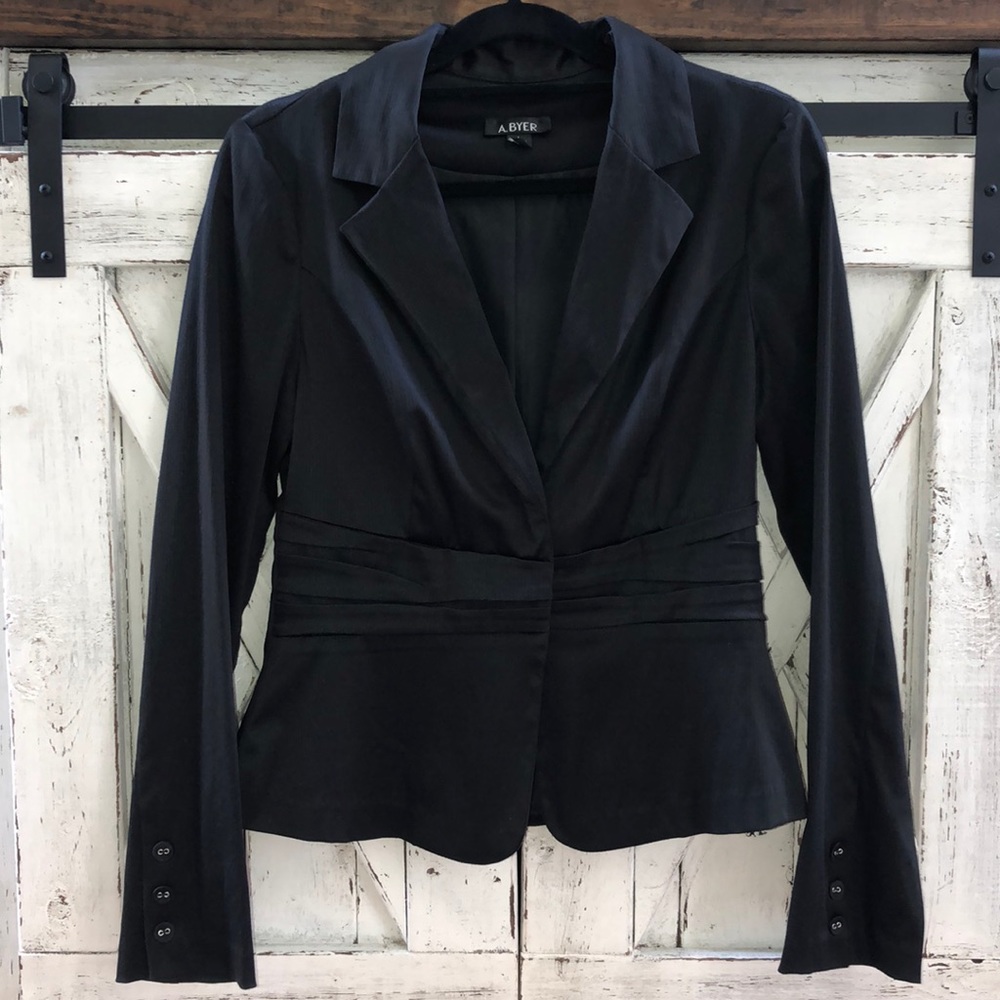 A Byer Black Blazer-L